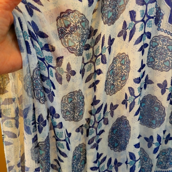 Ladies sheer tunic- sz M/L, Style&Co, - Picture 2 of 6